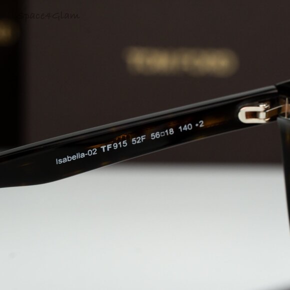 Tom Ford Women Sunglasses Havana Brown Gradient FT0915/S ISABELLA 52F BRAND NEW - Picture 5 of 8